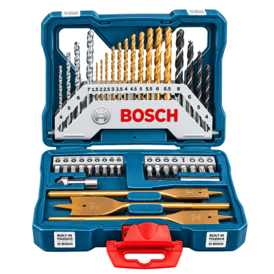 BOSCH X-LINE 40-Piece Drill and Screwdriver Bit Set – Genuine, Durable