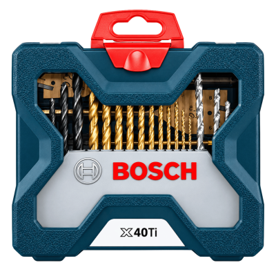 BOSCH X-LINE 40-Piece Drill and Screwdriver Bit Set – Genuine, Durable