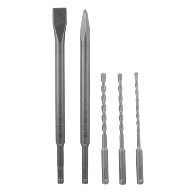BOSCH 5-piece SDS plus chisel and hammer drill bit set