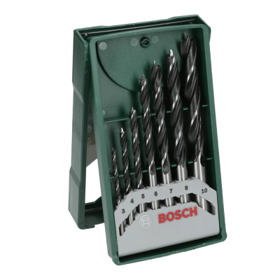 BOSCH X-Line 7 Wood Drill Bit Set, 3–10 mm (7 pcs/pack)