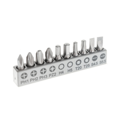 BOSCH 2608522376 screwdriver bit set with flexible metal extension 200 mm 11-piece