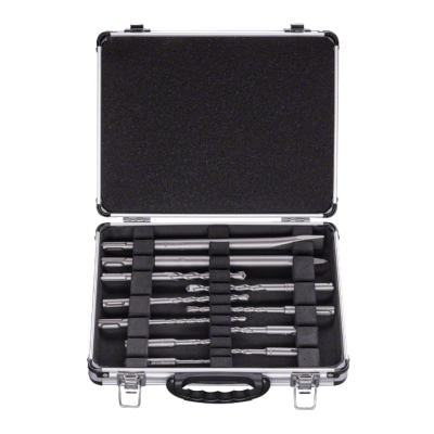 BOSCH SDS-Plus Rotary Hammer Drill Bit and Chisel Set (11 Pieces)