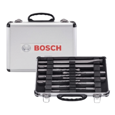 BOSCH SDS-Plus Rotary Hammer Drill Bit and Chisel Set (11 Pieces)