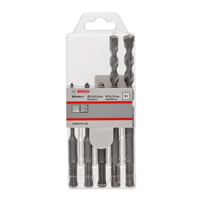 ชุดดอกสว่านโรตารี่เจาะคอนกรีต SDS Plus-1 5/6.5/8/10/12 BOSCH (5ดอก/แพ็ค)