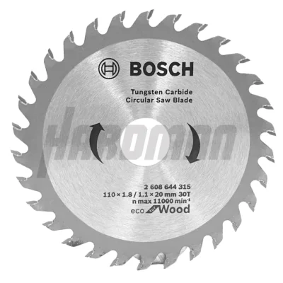 ใบเลื่อยวงเดือน 4 นิ้ว 30 ฟัน BOSCH ECO FOR WOOD 2608644315