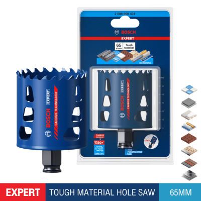 ดอกโฮลซอว์เจาะสแตนเลสและเจาะเหล็ก 65 มม. BOSCH