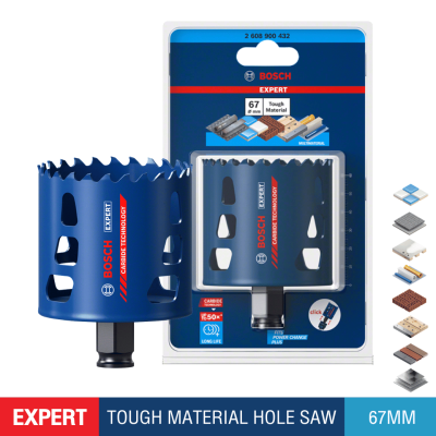 ดอกโฮลซอว์เจาะสแตนเลสและเจาะเหล็ก 67 มม. BOSCH