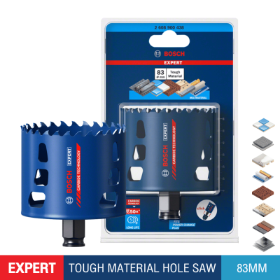 BOSCH EXPERT Multi Material PC Plus Hole Saw 83 mm
