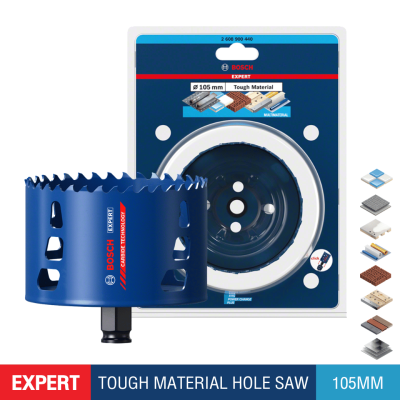 BOSCH EXPERT Multi Material PC Plus Hole Saw 105 mm