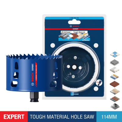 BOSCH EXPERT Multi Material PC Plus Hole Saw 114 mm