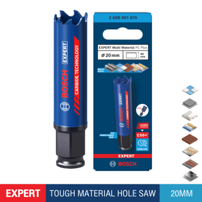 ดอกโฮลซอว์เจาะสแตนเลสและเจาะเหล็ก 20 มม. BOSCH