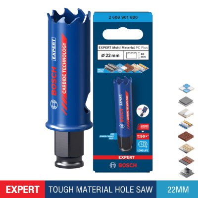 ดอกโฮลซอว์เจาะสแตนเลสและเจาะเหล็ก 22 มม. BOSCH