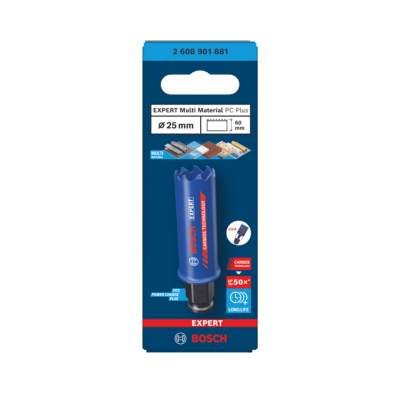ดอกโฮลซอว์เจาะสแตนเลสและเจาะเหล็ก 25 มม. BOSCH
