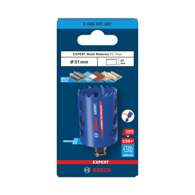 BOSCH EXPERT Multi Material PC Plus Hole Saw 51 mm