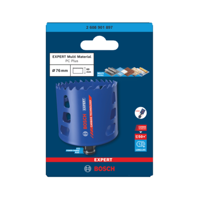 ดอกโฮลซอว์เจาะสแตนเลสและเจาะเหล็ก 76 มม. BOSCH