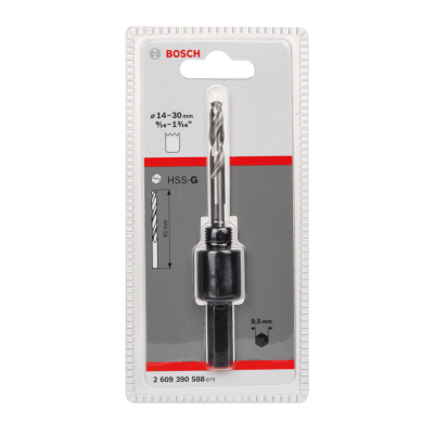 อะแดปเตอร์ก้าน HEX 14 mm.พร้อมดอก HSS-G BOSCH (2609390588)