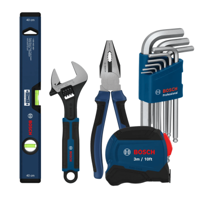 ชุดแฮนทูลคอมโบ 1 BOSCH รุ่น BOSCH-COMBO-HT1