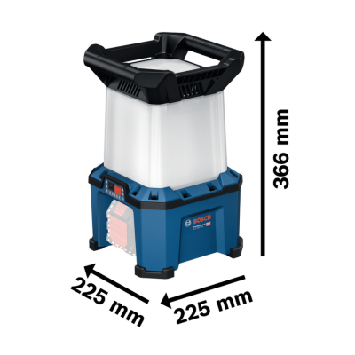ไฟสปอร์ตไลท์ไร้สาย 18V ความสว่าง 7500 ลูเมน BOSCH รุ่น GLA 18VH-7500 (เครื่องเปล่า)