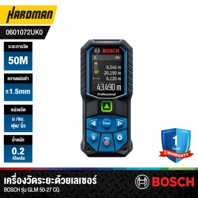 BOSCH GLM 50-27 CG Laser Distance Measure 50m