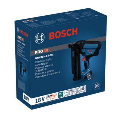 BOSCH PRO GNH 18V-64-3M Cordless Finish Nailer (16 gauge)