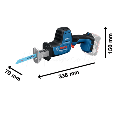 เลื่อยชักอเนกประสงค์ไร้สาย 18V BOSCH รุ่น GSA 18V-24