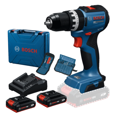 BOSCH PRO PRO GSB18V-52 Cordless Impact Drill/Drivers (2 battery)