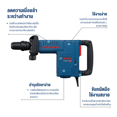 BOSCH PRO GSH11EV Demolition Hammer with SDS max