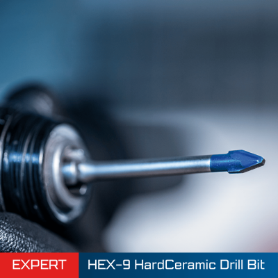 BOSCH Hard Ceramic Drill Bit HEX-9 Set 6x90mm.