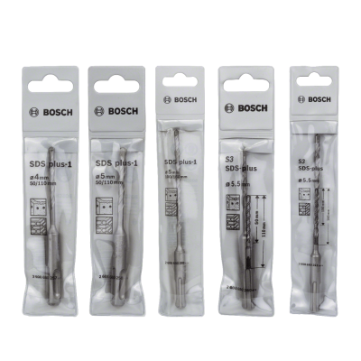 BOSCH SDS Plus-1 (S3) Rotary Hammer Drill Bits, 4–25 mm