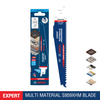 ใบเลื่อยชักอเนกประสงค์ 6 นิ้ว BOSCH รุ่น S959XHM