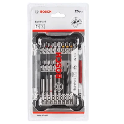 ชุดดอกสว่านและดอกไขควง  20 ชิ้น BOSCH PICK & CLICK EXTRA HARD