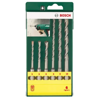 ชุดดอกโรตารี่ 6 ชิ้น BOSCH รุ่น SDS PLUS ชุดดอกโรตารี่ 6 ชิ้น BOSCH รุ่น SDS PLUS