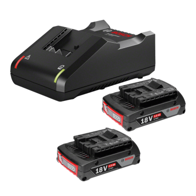 ชุดแบตเตอรี่เเละแท่นชาร์จ Starter Kit 18V 2.0Ah BOSCH รุ่น GBA+GAL18V-40 ชุดแบตเตอรี่เเละแท่นชาร์จ Starter Kit 18V 2.0Ah BOSCH รุ่น GBA+GAL18V-40