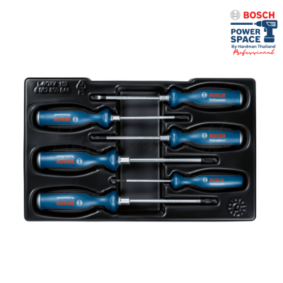 ชุดไขควงปากแฉกเเละปากแบน 6 ชิ้น BOSCH SL/PH