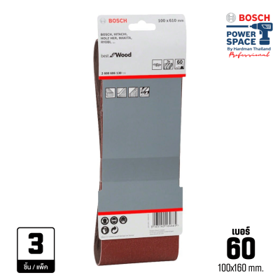 ผ้าทรายสายพาน 4x24 นิ้ว เบอร์ 60