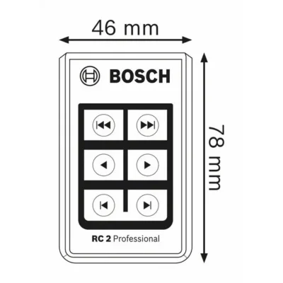 รีโมทคอนโทรล BOSCH รุ่น RC 2 