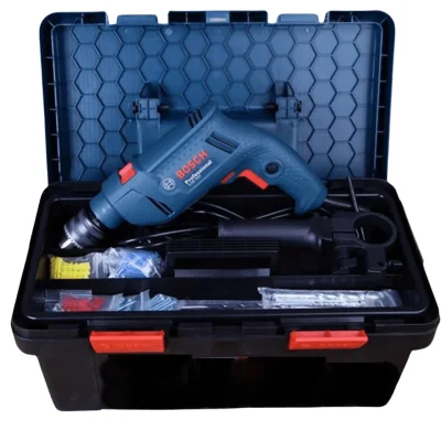 สว่านกระแทก BOSCH รุ่น GSB 550 พร้อมดอกเจาะและกล่องใส่ สว่านกระแทก BOSCH รุ่น GSB 550 พร้อมดอกเจาะและกล่องใส่