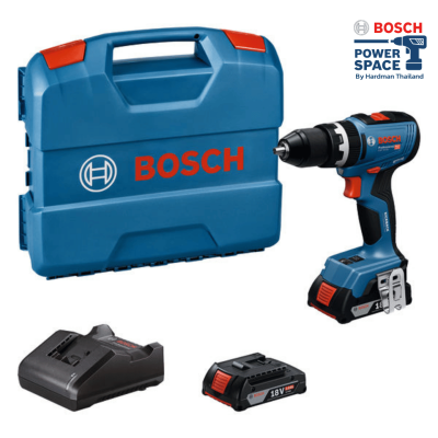 สว่านกระแทกไร้สาย 18VBOSCH รุ่น GSB 18V-65 (พร้อมแบตเตอรี่และแท่นชาร์จ)