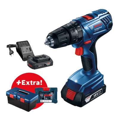สว่านกระแทรกไร้สาย Bosch GSB 180 LI Tool Box PRO  สว่านกระแทรกไร้สาย Bosch GSB 180 LI Tool Box PRO