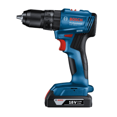 สว่านกระแทรกไร้สาย แบตเตอรี่ 2 ก้อน BOSCH GSB 185 LI