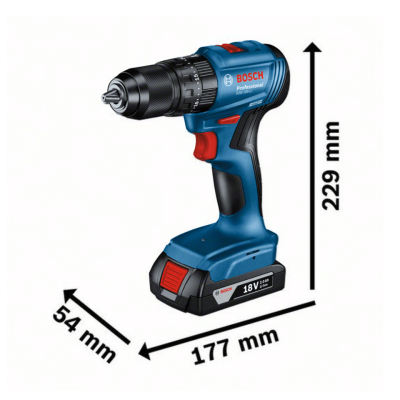 สว่านกระแทรกไร้สาย แบตเตอรี่ 2 ก้อน BOSCH GSB 185 LI สว่านกระแทรกไร้สาย แบตเตอรี่ 2 ก้อน BOSCH GSB 185 LI