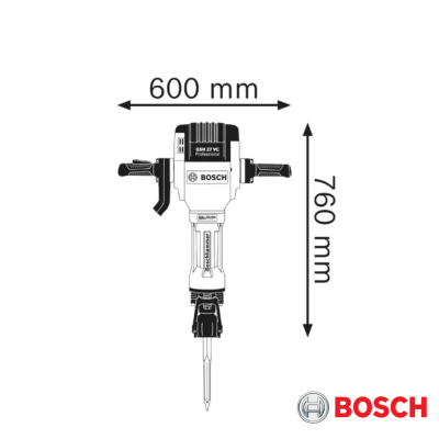 BOSCH Breaker Model GSH 27 VC Professional