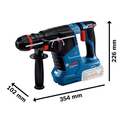 สว่านโรตารี่ระบบ SDS plus ไร้สาย BOSCH GBH 187-LI (เครื่องเปล่า) สว่านโรตารี่ระบบ SDS plus ไร้สาย BOSCH GBH 187-LI (เครื่องเปล่า)