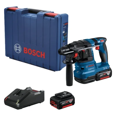 สว่านโรตารี่ไร้สาย SDS PLUS +แบต2ก้อน+ที่ชาร์จ BOSCH รุ่น GBH 185-LI