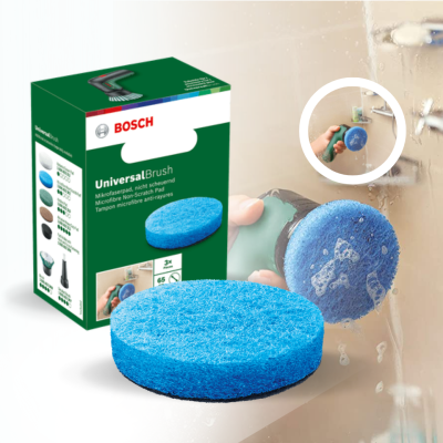 BOSCH แผ่นใยขัดไมโครไฟเบอร์แบบไร้รอย (สีน้ำเงิน) 1600A023KZ BOSCH แผ่นใยขัดไมโครไฟเบอร์แบบไร้รอย (สีน้ำเงิน) 1600A023KZ