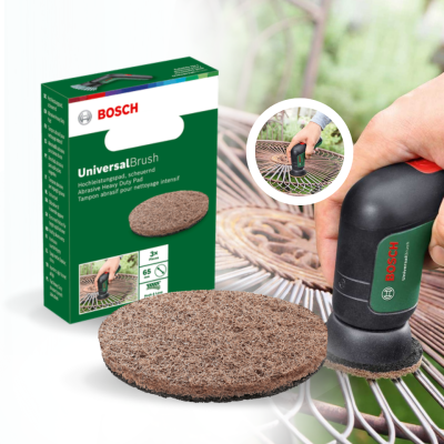 BOSCH แผ่นใยขัดสำหรับคราบฝั่งแน่น (สีน้ำตาล) 1600A023L1 BOSCH แผ่นใยขัดสำหรับคราบฝั่งแน่น (สีน้ำตาล) 1600A023L1