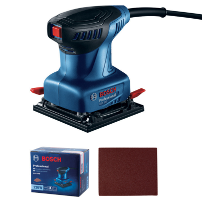 เครื่องขัดกระดาษทราย BOSCH รุ่น GSS 140 แถมฟรี กระดาษทราย C470 จำนวน 5 แผ่น