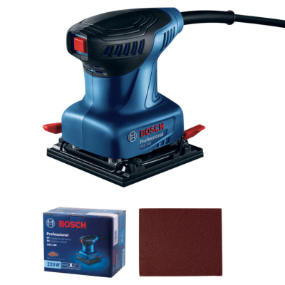 เครื่องขัดกระดาษทราย BOSCH รุ่น GSS 140 แถมฟรี กระดาษทราย C470 จำนวน 5 แผ่น เครื่องขัดกระดาษทราย BOSCH รุ่น GSS 140 แถมฟรี กระดาษทราย C470 จำนวน 5 แผ่น
