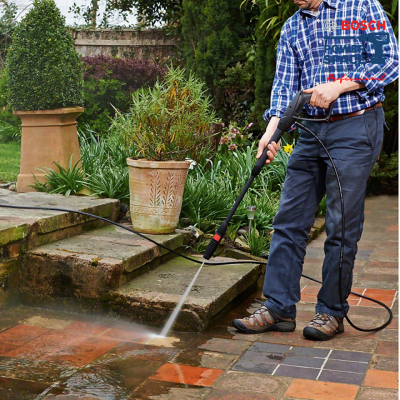 เครื่องฉีดน้ำแรงดันสูง BOSCH EasyAquatak 100 (พร้อมก้านฉีดน้ำแบบยาว) เครื่องฉีดน้ำแรงดันสูง BOSCH EasyAquatak 100 (พร้อมก้านฉีดน้ำแบบยาว)