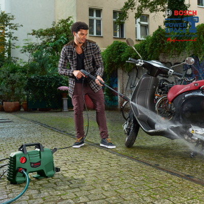 เครื่องฉีดน้ำแรงดันสูง BOSCH EasyAquatak 100 (พร้อมก้านฉีดน้ำแบบยาว) เครื่องฉีดน้ำแรงดันสูง BOSCH EasyAquatak 100 (พร้อมก้านฉีดน้ำแบบยาว)